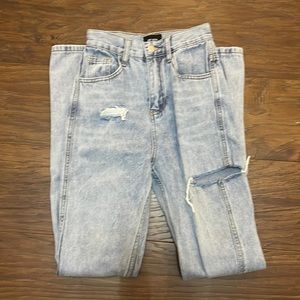 Light Blue Ripped Jeans - Heyson- Size 3